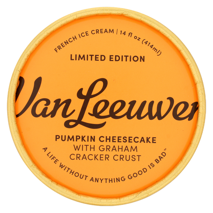 Van Leeuwen Pumpkin Cheesecake Ice Cream Pint, 14oz.