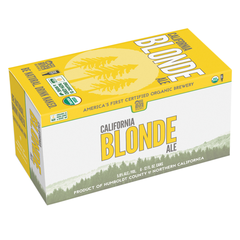 Eel River Brewing Organic Blonde Ale 6pk 12oz Can