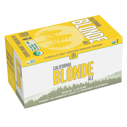 Eel River Brewing Organic Blonde Ale 6pk 12oz Can