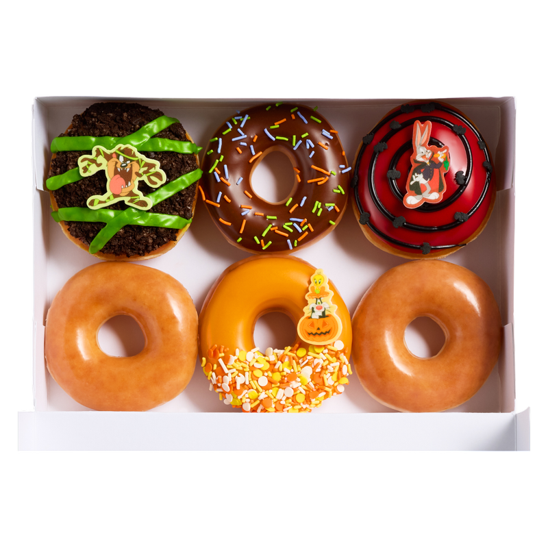 Krispy Kreme Looney Tunes Halloween Collection Doughnuts - 6ct