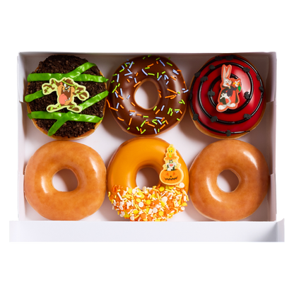 Krispy Kreme Looney Tunes Halloween Collection Doughnuts - 6ct