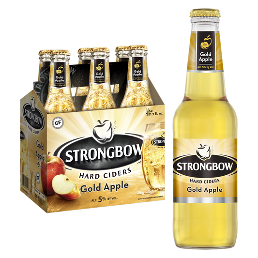 Strongbow Gold Apple 6pk 12oz Btl 5.0% ABV