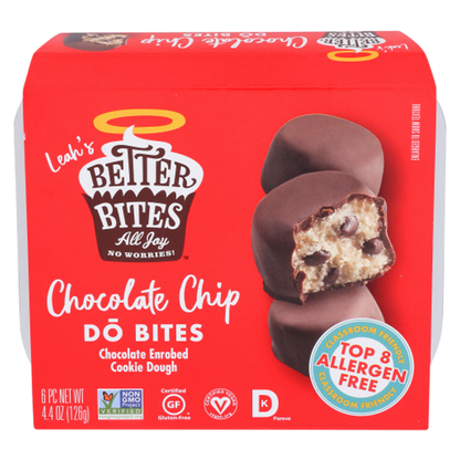 Better Bites Gluten Free Vegan Chocolate Chip DŌ Bites - 6ct