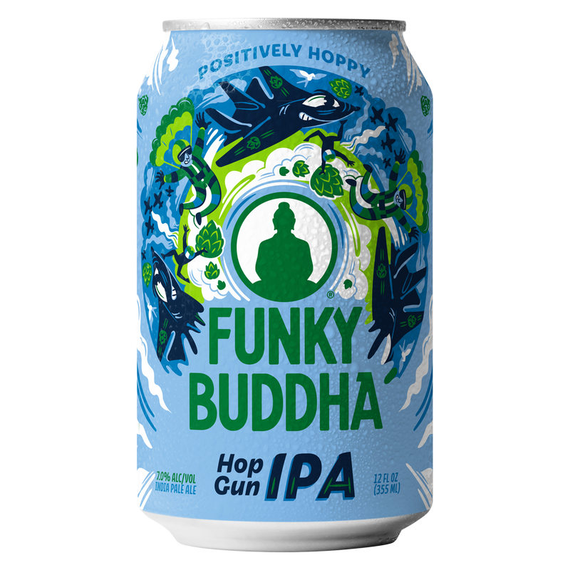 Funky Buddha Hop Gun IPA 6pk 12oz Can 7.0% ABV