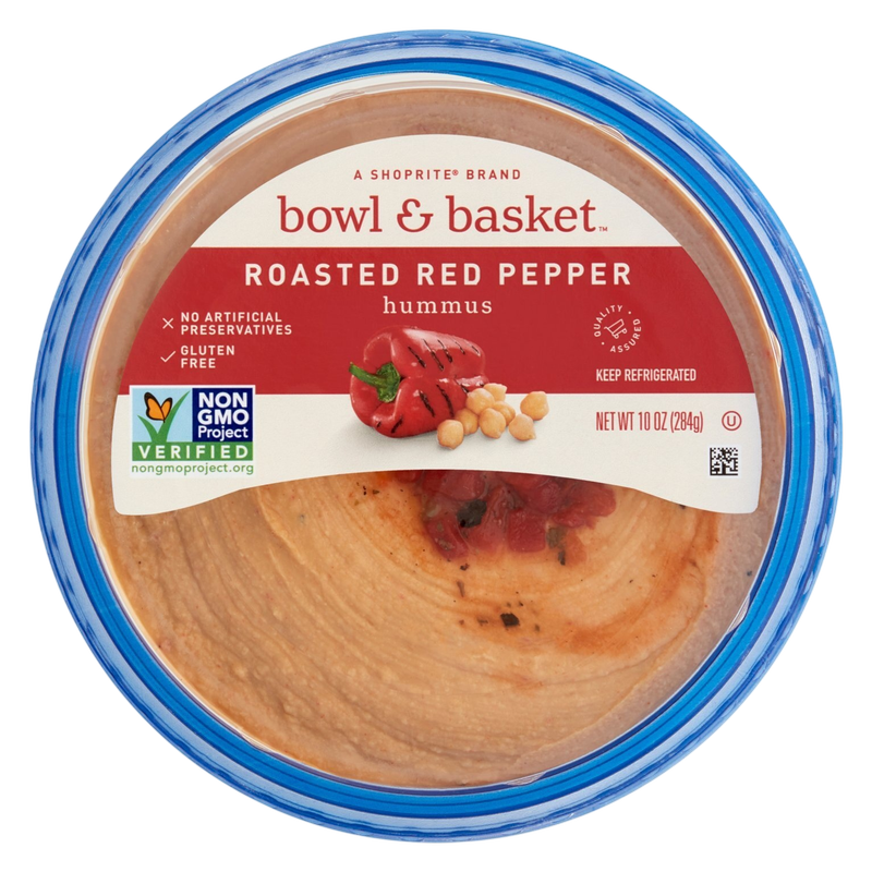 Bowl & Basket Roasted Red Pepper Hummus - 10oz