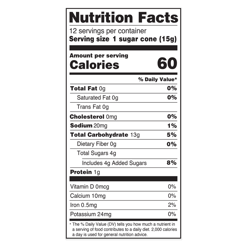Joy Sugar Cones, 5oz.