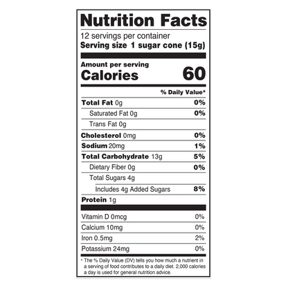 Joy Sugar Cones, 5oz.