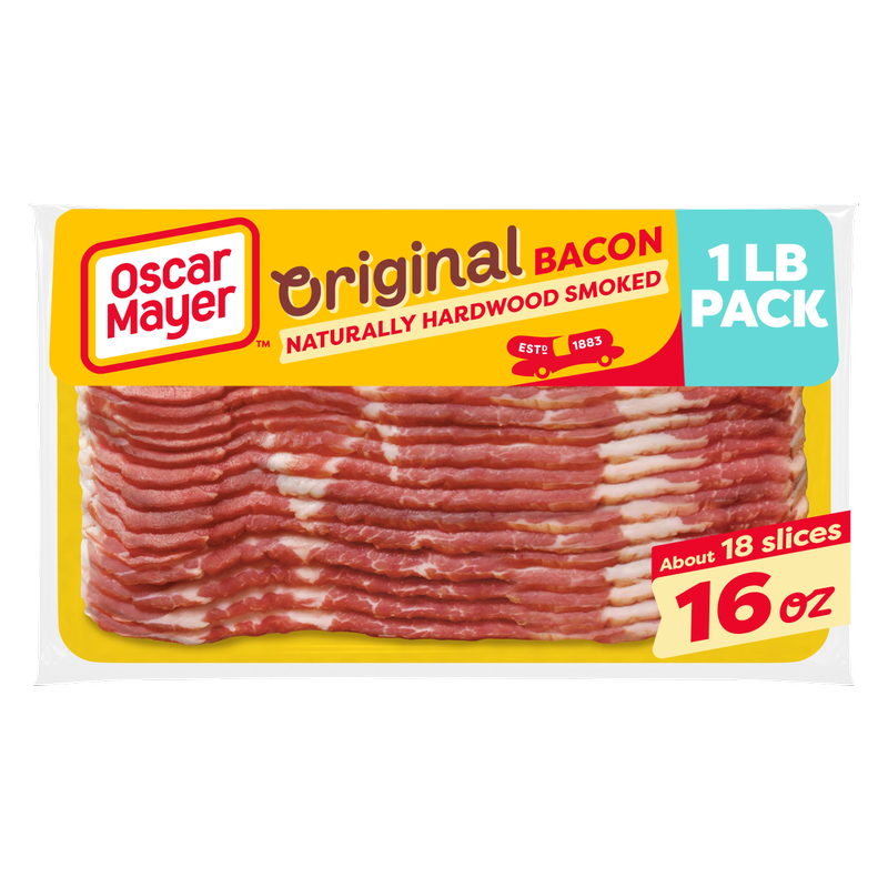 Oscar Mayer Naturally Hardwood Smoked Bacon (CA/MA) - 16oz
