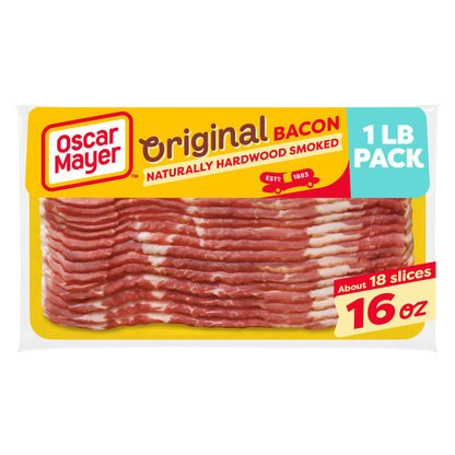 Oscar Mayer Naturally Hardwood Smoked Bacon (CA/MA) - 16oz