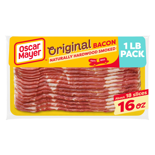 Oscar Mayer Naturally Hardwood Smoked Bacon (CA/MA) - 16oz