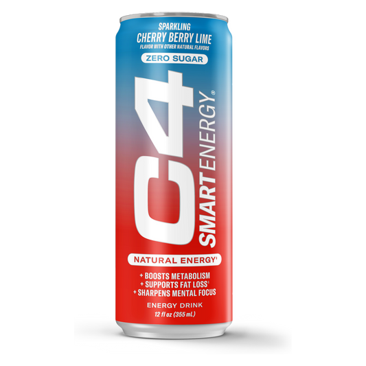 C4 Smart Energy Cherry Berry Lime 12oz Can