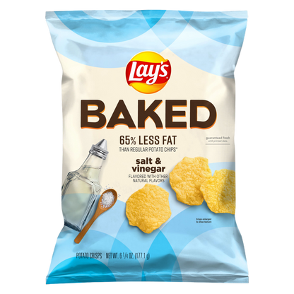 Baked Lay's Salt & Vinegar, 6.25oz