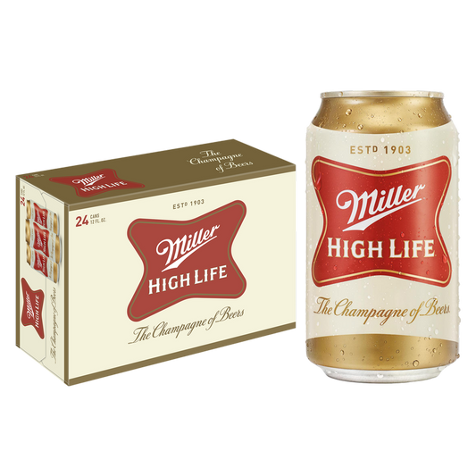 Miller High Life 24pk 12oz Can 4.6% ABV
