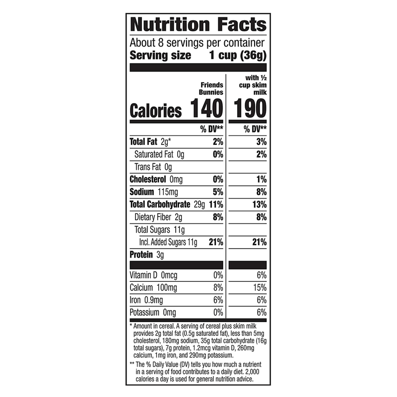 Annie's Homegrown Organic Friends Bunnies Cereal 10oz