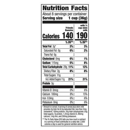 Annie's Homegrown Organic Friends Bunnies Cereal 10oz