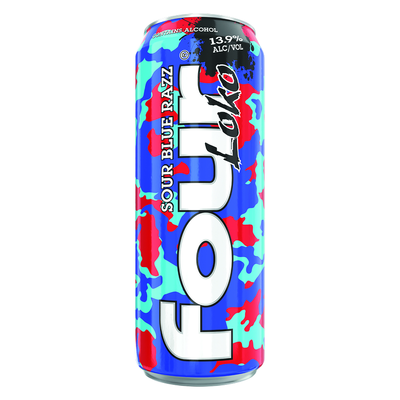 Four Loko Sour Blue Razz 23.5oz Can 13.9% ABV