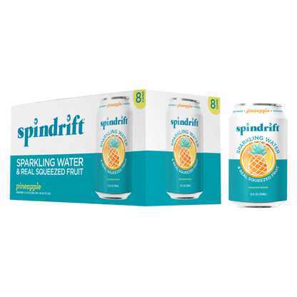 Spindrift Pineapple Sparkling Water 8pk 12oz can