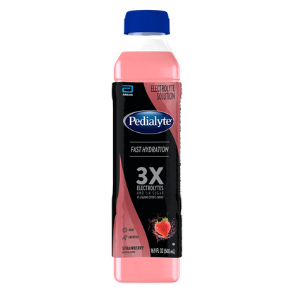 Pedialyte Strawberry Advanced Rehydration 16.9oz Btl