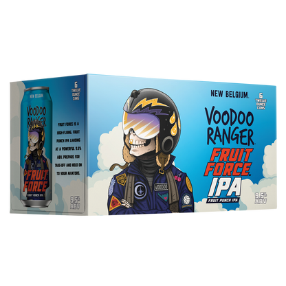 New Belgium Voodoo Ranger Fruit Force IPA 6pk 12oz Can 9.5% ABV