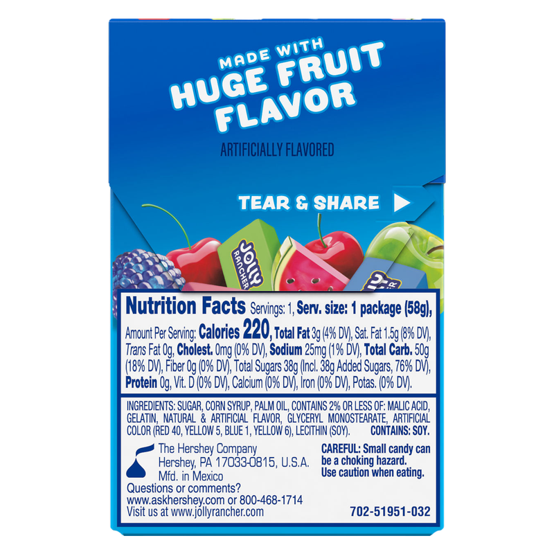 Jolly Rancher Fruit Chews 2.06oz