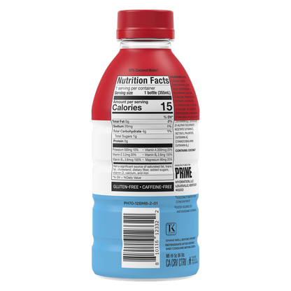 Prime Hydration Multipack Ice Pop and Strawberry Banana 8pk 12oz Btl