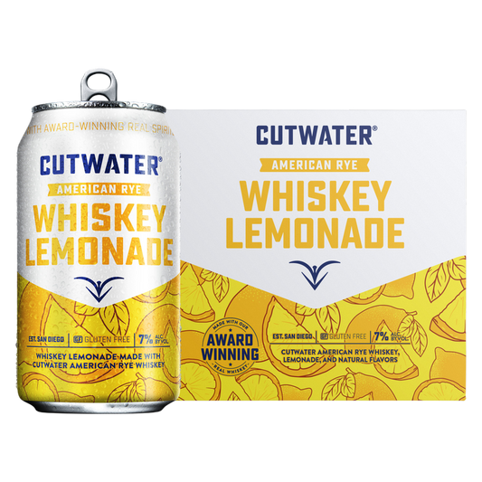 Cutwater Whiskey Lemonade 4pk 12oz 7% ABV