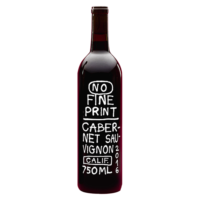 No Fine Print Cabernet Sauvignon 750 ml