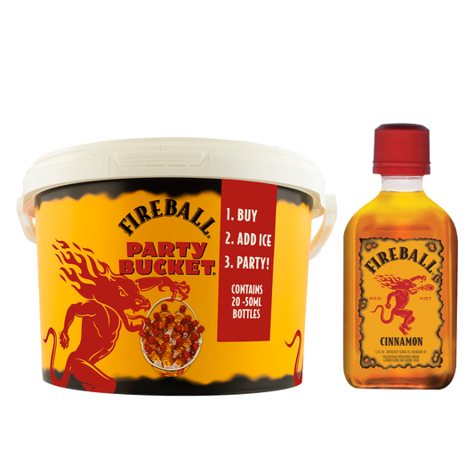Fireball Party Bucket Malt Based 20pk 50ml (33 Proof)