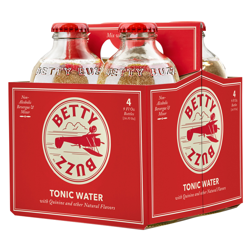 Betty Buzz Tonic Water 4pk 9oz 4pk Btl