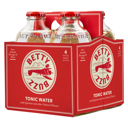 Betty Buzz Tonic Water 4pk 9oz 4pk Btl