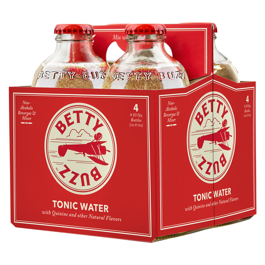 Betty Buzz Tonic Water 4pk 9oz 4pk Btl