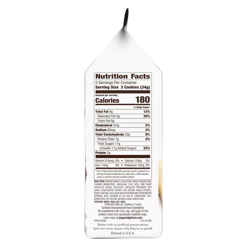 Milano Dark Chocolate Cookies 6oz