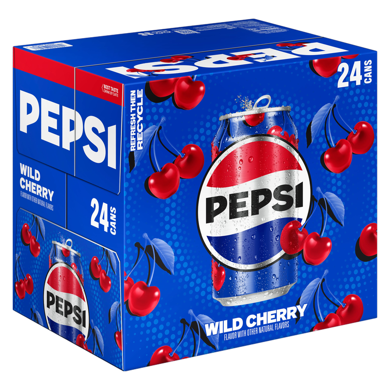 Pepsi Wild Cherry 24pk 12oz Can