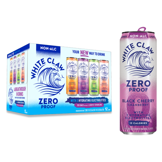 White Claw Zero Proof Variety 12pk 12oz Can