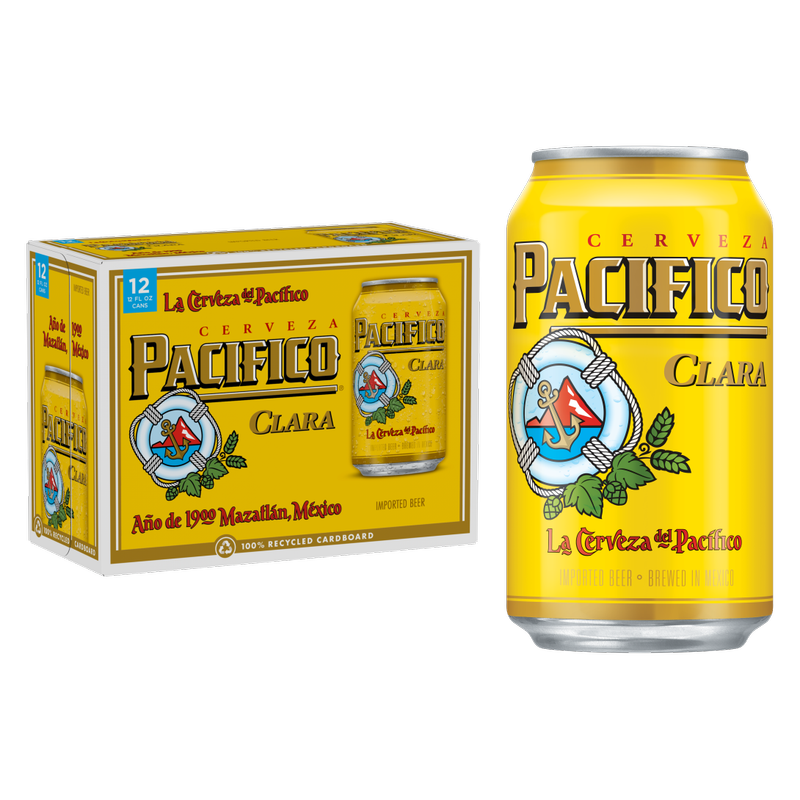 Pacifico 12pk 12oz Can 4.4% ABV