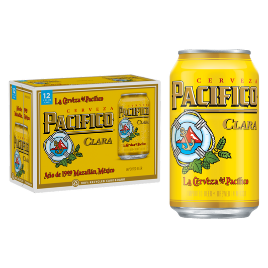Pacifico 12pk 12oz Can 4.4% ABV