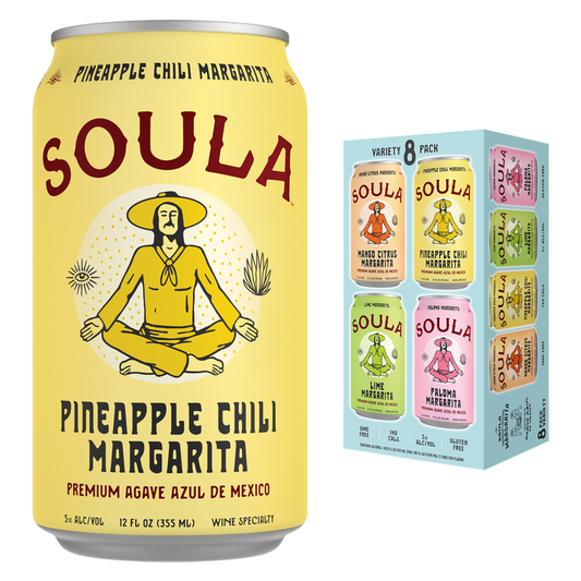 Soula Cocktails Margarita Variety 12oz Cans 8pk