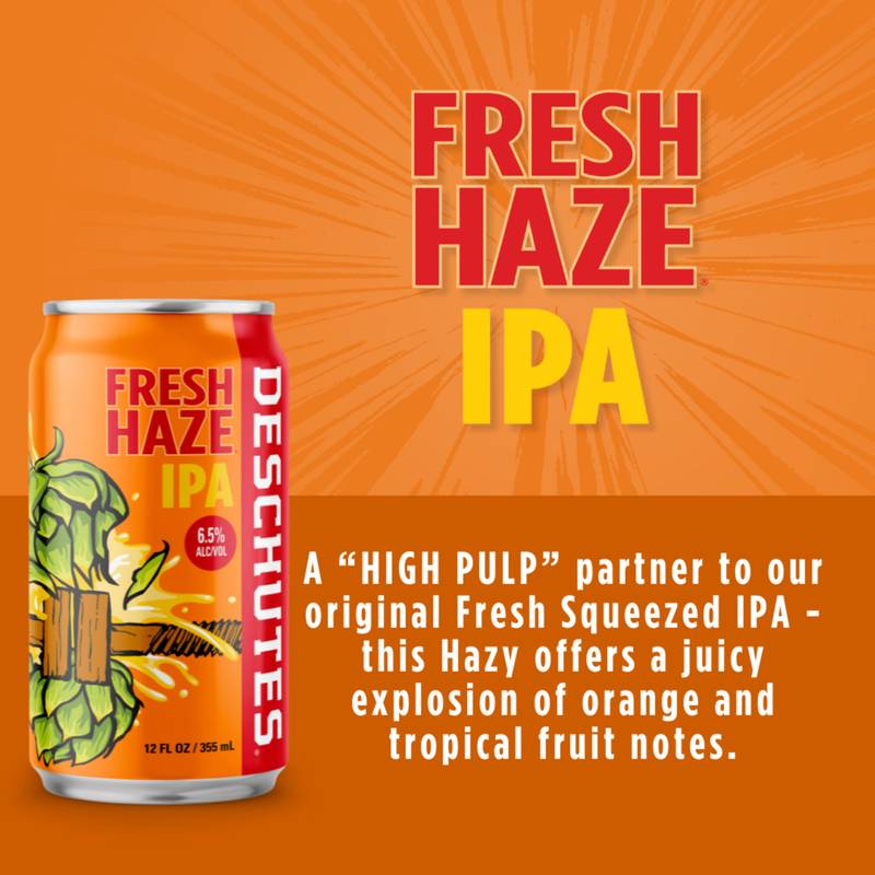 Deschutes Fresh Haze 12/12oz Can