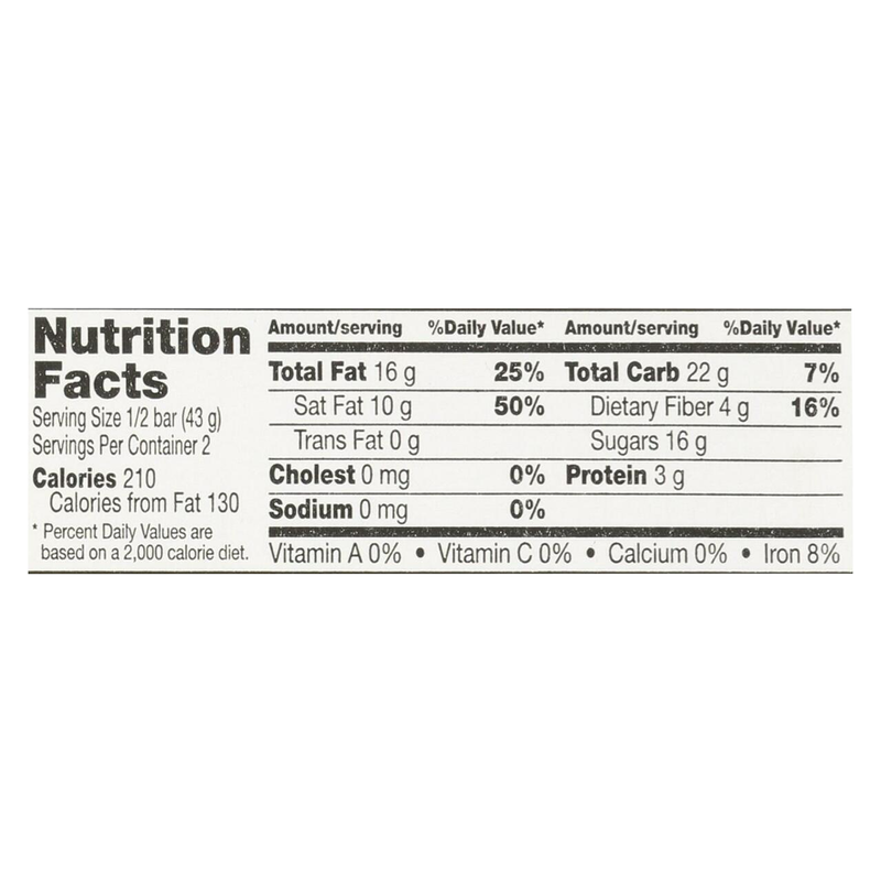 Scharffen Berger 62% Semisweet Chocolate Bar 3oz