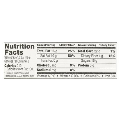 Scharffen Berger 62% Semisweet Chocolate Bar 3oz