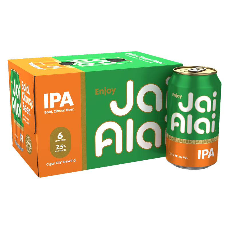 Cigar City Jai Alai IPA 6pk 12oz Can 7.5% ABV