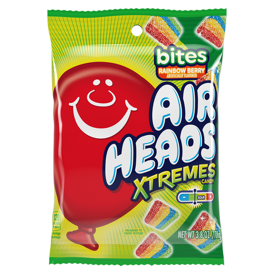 Airheads Xtremes Rainbow Berry Bites 3.8oz