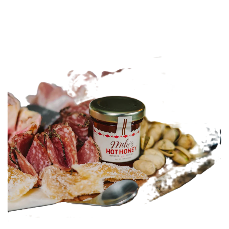 Mike's Hot Honey Glass Mini Jar, 1.55oz.