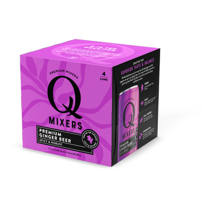 Q Drinks Ginger Beer 4pk 7.5oz Can