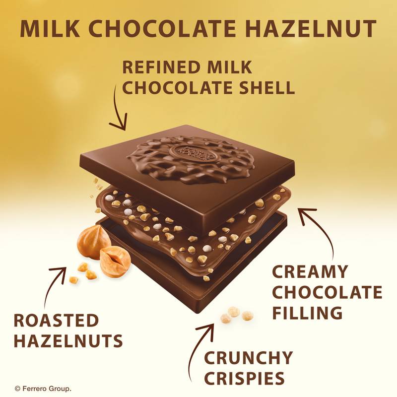 Ferrero Rocher Assorted Squares, 3.7oz