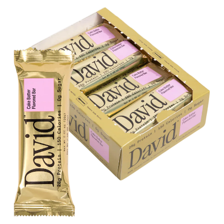 David Cake Batter Protein Bar 12ct