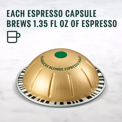 Starbucks by Nespresso Vertuo Line Blonde Espresso 10ct