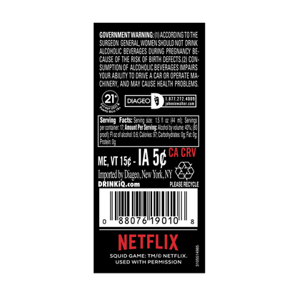 Johnnie Walker Black Squid Games Edition 750ml Bottle