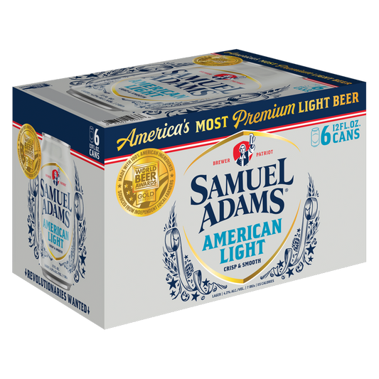 Sam Adams American Light (6PKC 12 OZ)