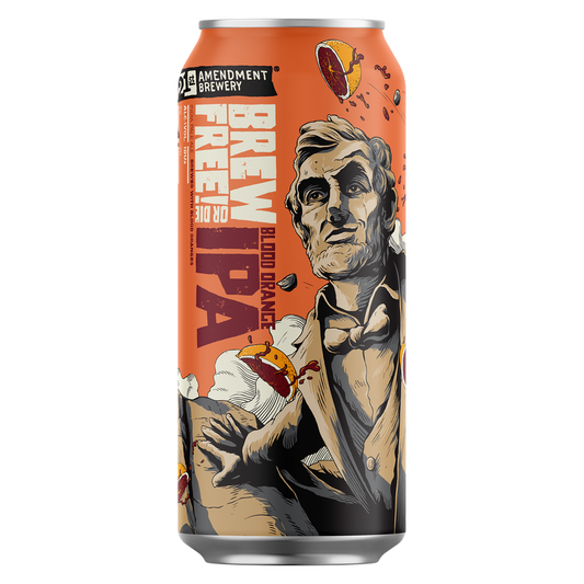 21st Amendment Brew Free or Die Blood Orange IPA Single 19.2oz Can 7.0% ABV